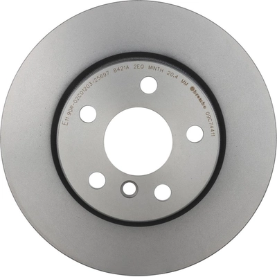 Front Disc Brake Rotor by BREMBO - 09.C744.11 (1 Qty) pa2