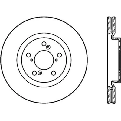 CENTRIC PARTS - 121.40075 - Disque de frein � disque avant pa4