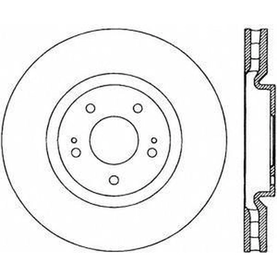 Front Disc Brake Rotor by CENTRIC PARTS - 121.46064 pa2