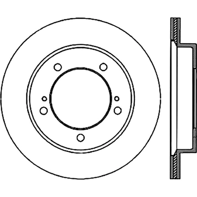 Front Disc Brake Rotor by CENTRIC PARTS - 121.48005 pa2