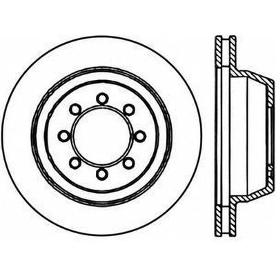Front Disc Brake Rotor by CENTRIC PARTS - 121.65006 pa1