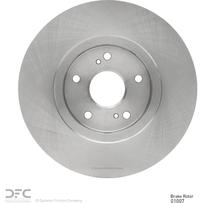 DYNAMIC FRICTION COMPANY - 600-01007 - Front Disc Brake Rotor pa1