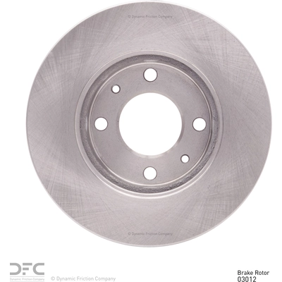 DYNAMIC FRICTION COMPANY - 600-03012 - Front Disc Brake Rotor pa3
