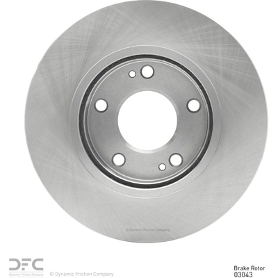 Front Disc Brake Rotor by DYNAMIC FRICTION COMPANY - 600-03043 pa1
