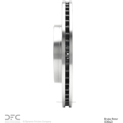 Front Disc Brake Rotor by DYNAMIC FRICTION COMPANY - 600-03043 pa2