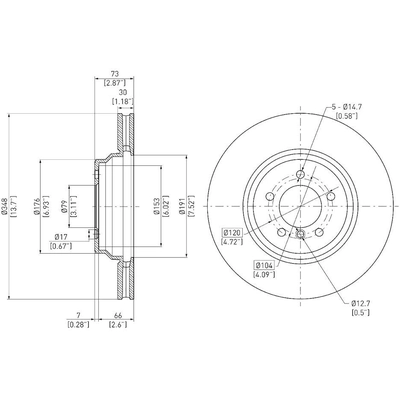 Front Disc Brake Rotor by DYNAMIC FRICTION COMPANY - 600-31082 pa4