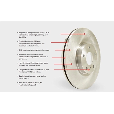 Front Disc Brake Rotor by DYNAMIC FRICTION COMPANY - 600-39000 pa2