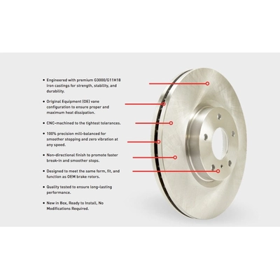 Front Disc Brake Rotor by DYNAMIC FRICTION COMPANY - 600-48007 pa1