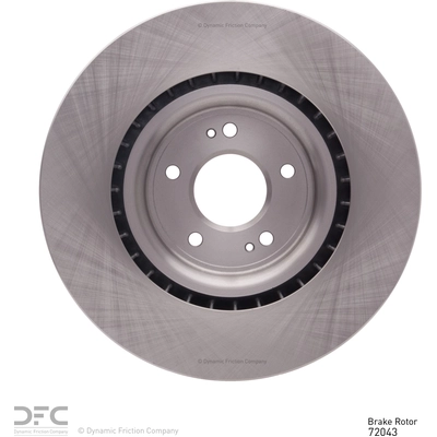 Front Disc Brake Rotor by DYNAMIC FRICTION COMPANY - 600-72043 pa1