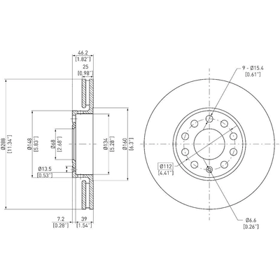 Front Disc Brake Rotor by DYNAMIC FRICTION COMPANY - 600-73041 pa4