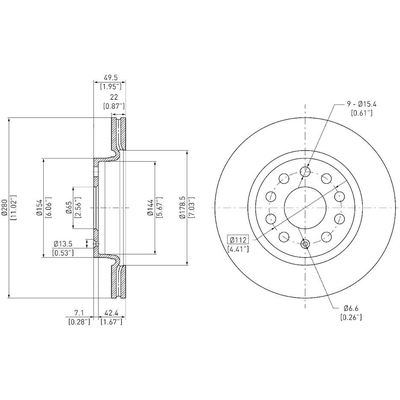 Disque de frein à disque avant by DYNAMIC FRICTION COMPANY - 600-74032 pa2