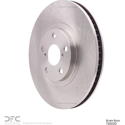 DYNAMIC FRICTION COMPANY - 600-76063D - Front Disc Brake Rotor pa3