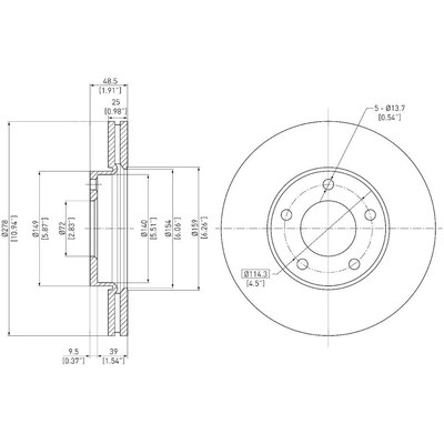 Front Disc Brake Rotor by DYNAMIC FRICTION COMPANY - 600-80041 pa4