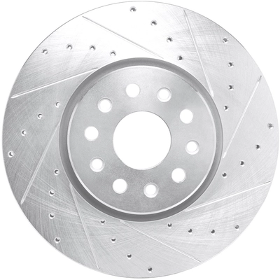 DYNAMIC FRICTION COMPANY - 631-42044R - Front Passenger Side Brake Rotor pa1