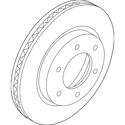 Front Disc Brake Rotor by MOTORCRAFT - BRRF2001 pa1