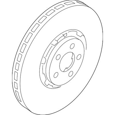 Front Disc Brake Rotor by MOTORCRAFT - BRRF2014 pa1