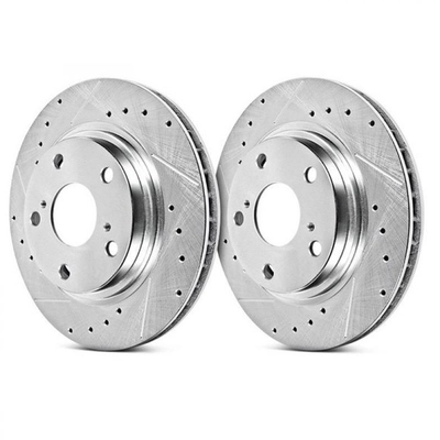 POWER STOP - AR8210XPR - Evolution Drilled, Slotted & Zinc Plated Rotors pa7