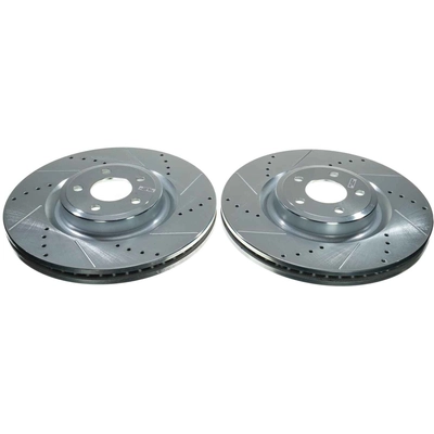 POWER STOP - AR85206XPR - Evolution Drilled Slotted & Zinc Plated Rotors pa1