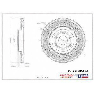 Front Disc Brake Rotor by ULTRA - ME218 pa1