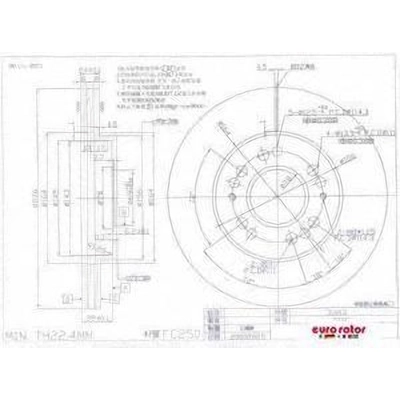 Front Disc Brake Rotor by ULTRA - MI330 pa1