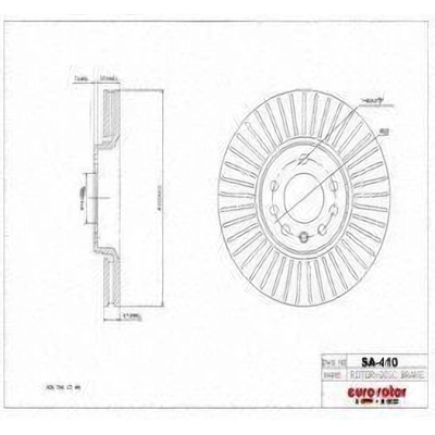 Front Disc Brake Rotor by ULTRA - SA410 pa8