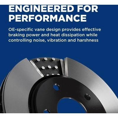 Front Disc Brake Rotor by WAGNER - BD180650E pa3