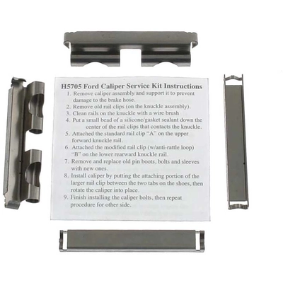Front Disc Hardware Kit by CARLSON - H5579 pa1