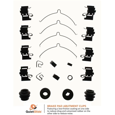 Front Disc Hardware Kit by CARLSON - H5909Q pa2