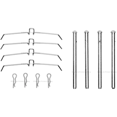 Front Disc Hardware Kit by DYNAMIC FRICTION COMPANY - 340-27011 pa2