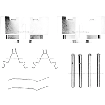 Front Disc Hardware Kit by DYNAMIC FRICTION COMPANY - 340-76006 pa1