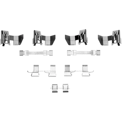 Front Disc Hardware Kit by DYNAMIC FRICTION COMPANY - 340-76007 pa2