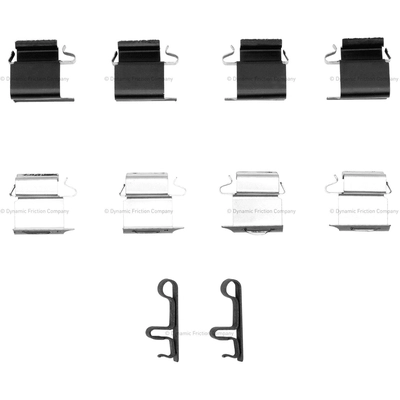 Ensemble de matériel pour disque avant par DYNAMIC FRICTION COMPANY - 340-76042 pa1