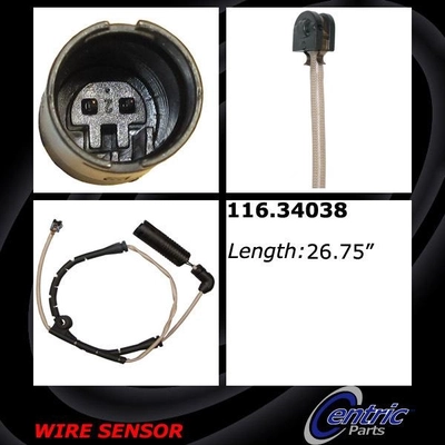 Front Disc Pad Sensor Wire by CENTRIC PARTS - 116.34038 pa4