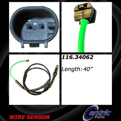 Front Disc Pad Sensor Wire by CENTRIC PARTS - 116.34062 pa6