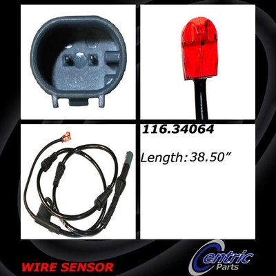 Front Disc Pad Sensor Wire by CENTRIC PARTS - 116.34064 pa1
