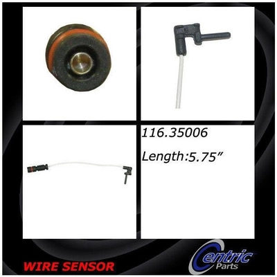 Front Disc Pad Sensor Wire by CENTRIC PARTS - 116.35006 pa13