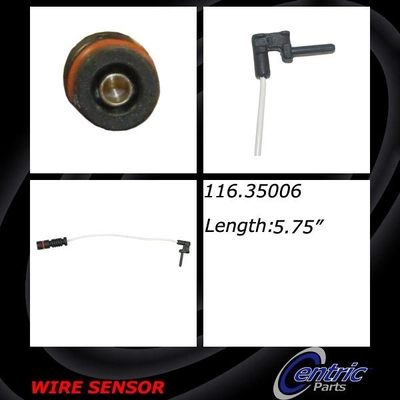 Front Disc Pad Sensor Wire by CENTRIC PARTS - 116.35006 pa5