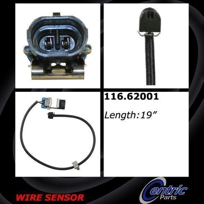 Front Disc Pad Sensor Wire by CENTRIC PARTS - 116.62001 pa12