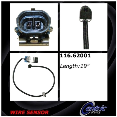 Front Disc Pad Sensor Wire by CENTRIC PARTS - 116.62001 pa8