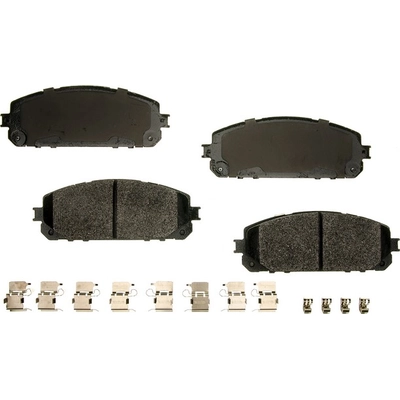 Front Disc Pads by AGNA BRAKES - PLD1709CM pa2