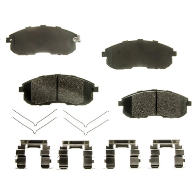 AGNA BRAKES - PLD653CM - Front Disc Brake Pad Set pa1