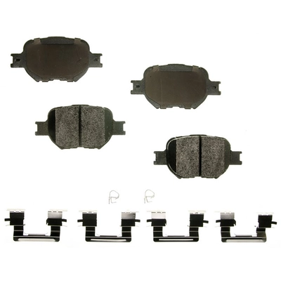 AGNA BRAKES - PLD817CM - Front Disc Brake Pad Set pa1