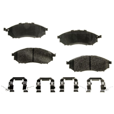 AGNA BRAKES - PLD888CM - Front Disc Brake Pad Set pa1