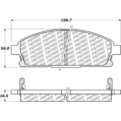 Front Disc Pads by CENTRIC PARTS - 500.06910 pa4