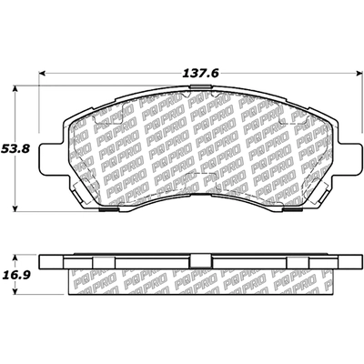 Plaquette de frein avant by CENTRIC PARTS - 500.07220 pa3