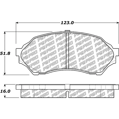 Front Disc Pads by CENTRIC PARTS - 500.07980 pa1