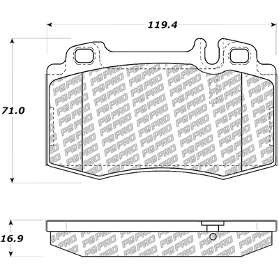 Front Disc Pads by CENTRIC PARTS - 500.08472 pa6