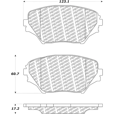 Front Disc Pads by CENTRIC PARTS - 500.08620 pa8