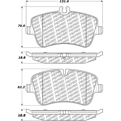 Front Disc Pads by CENTRIC PARTS - 500.08720 pa5