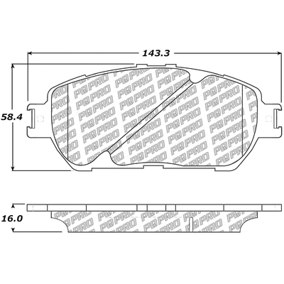 Front Disc Pads by CENTRIC PARTS - 500.09060 pa7